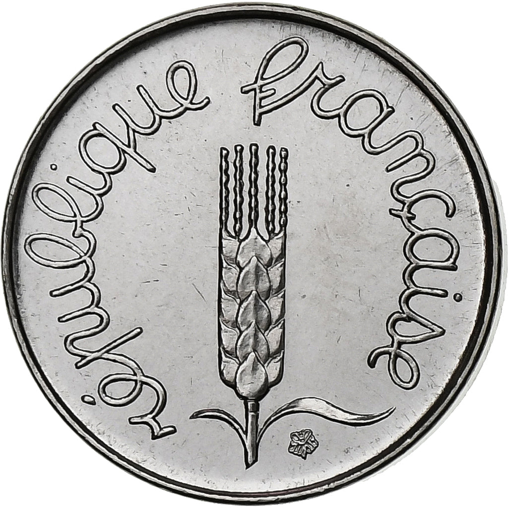 Francia, 1 Centime, Épi, 1974, MDP, série FDC, Acciaio inossidabile, FDC