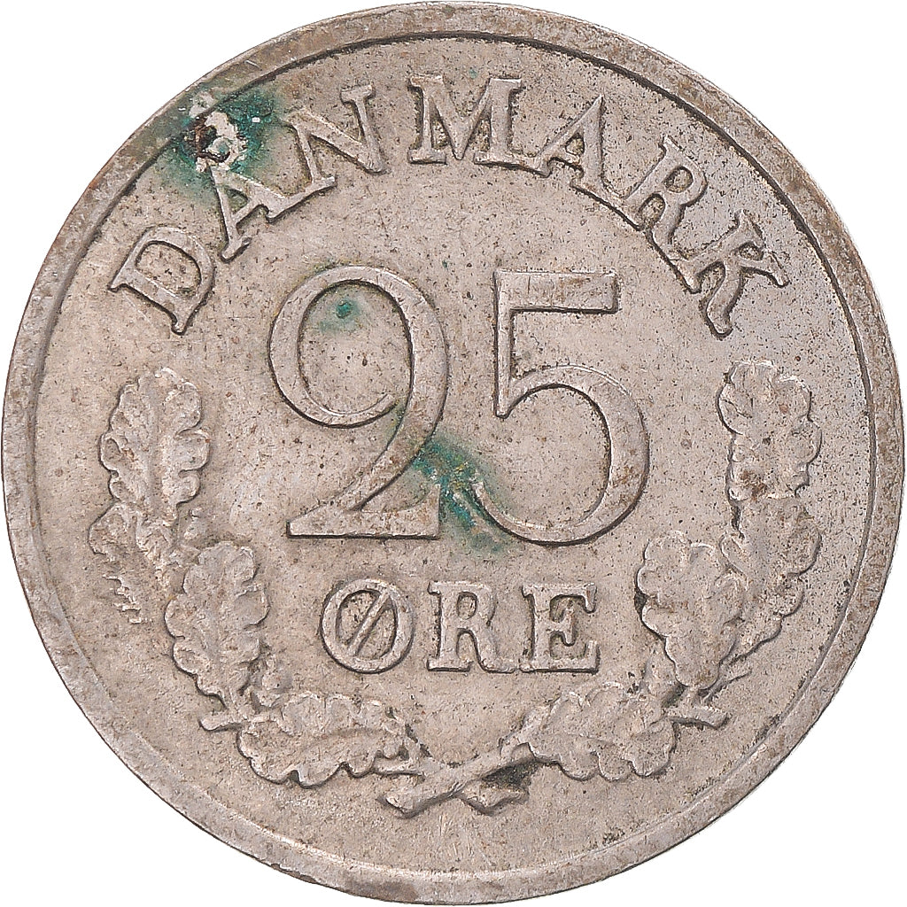 Moneta, Danimarca, 25 Öre, 1961
