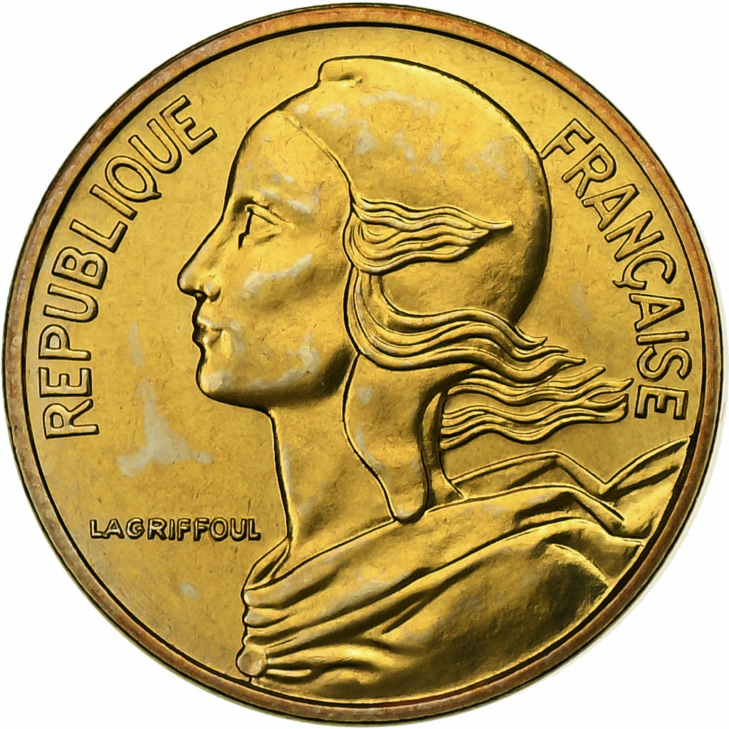 France, 5 Centimes, Marianne, 1980, MDP, série FDC, Bronze-aluminium, FDC