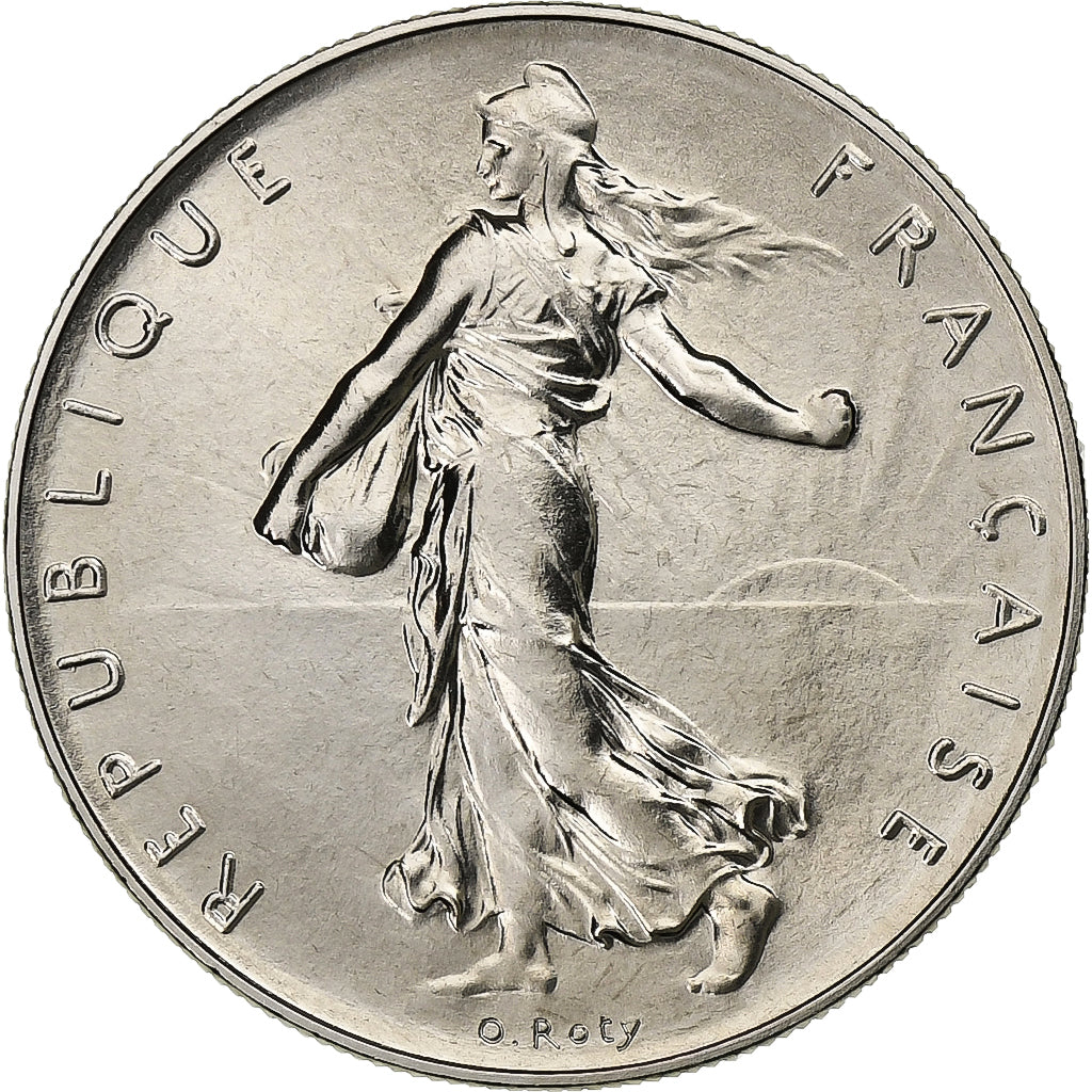 France, 1 Franc, Semeuse, 1980, MDP, série FDC, Nickel, FDC