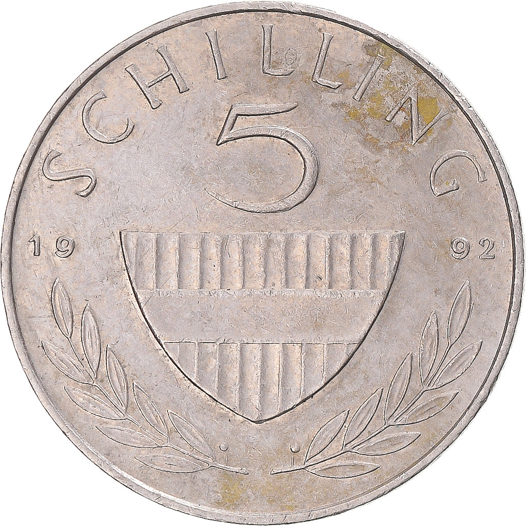 Moneta, Austria, 5 Schilling, 1992