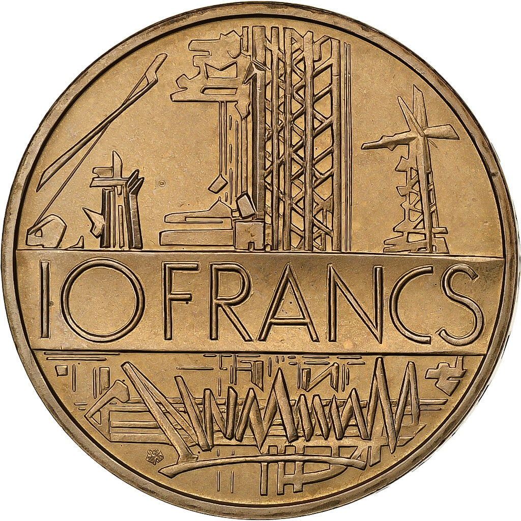 France, 10 Francs, Mathieu, 1980, MDP, série FDC, Cupro-aluminium-nickel