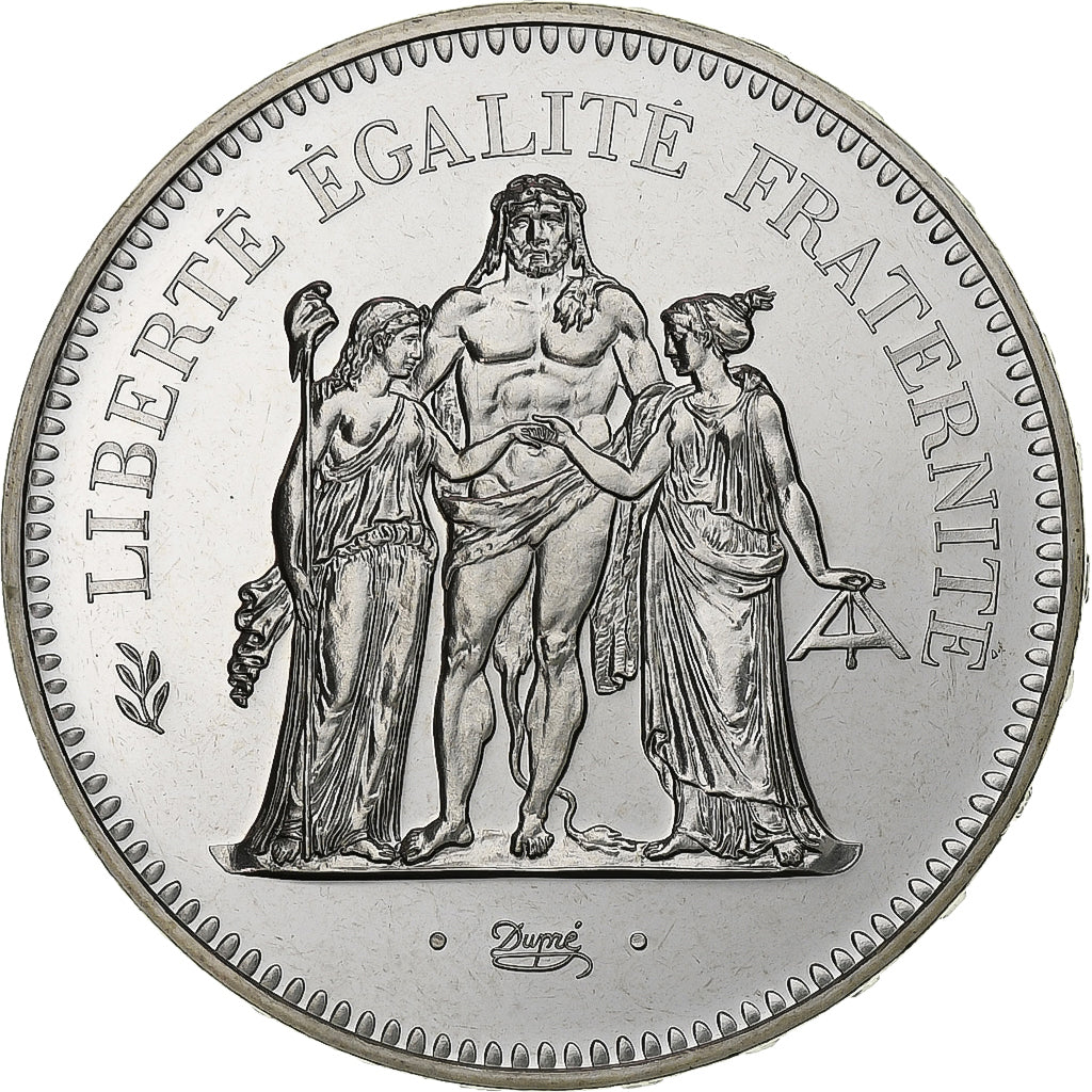 France, 50 Francs, Hercule, 1980, MDP, série FDC, Silver, MS(65-70)