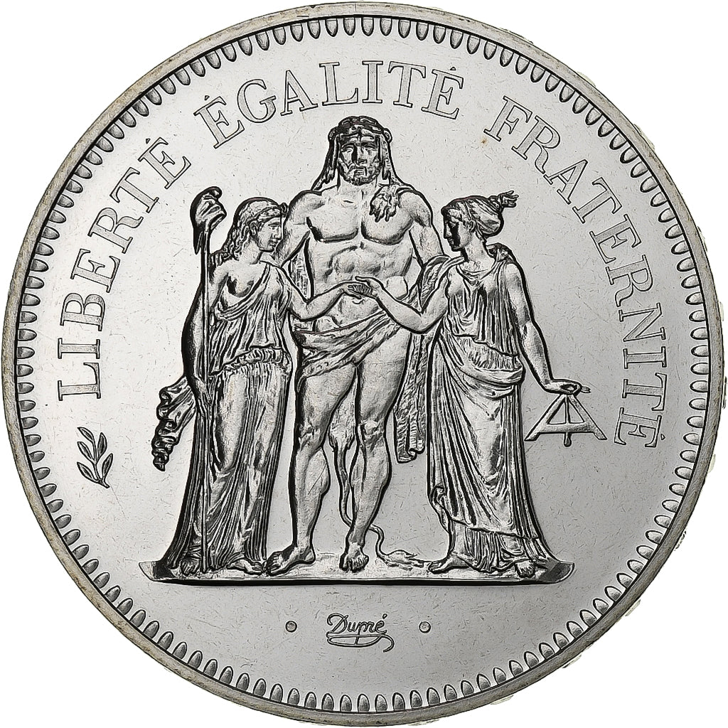 France, 50 Francs, Hercule, 1980, MDP, série FDC, Silver, MS(65-70)