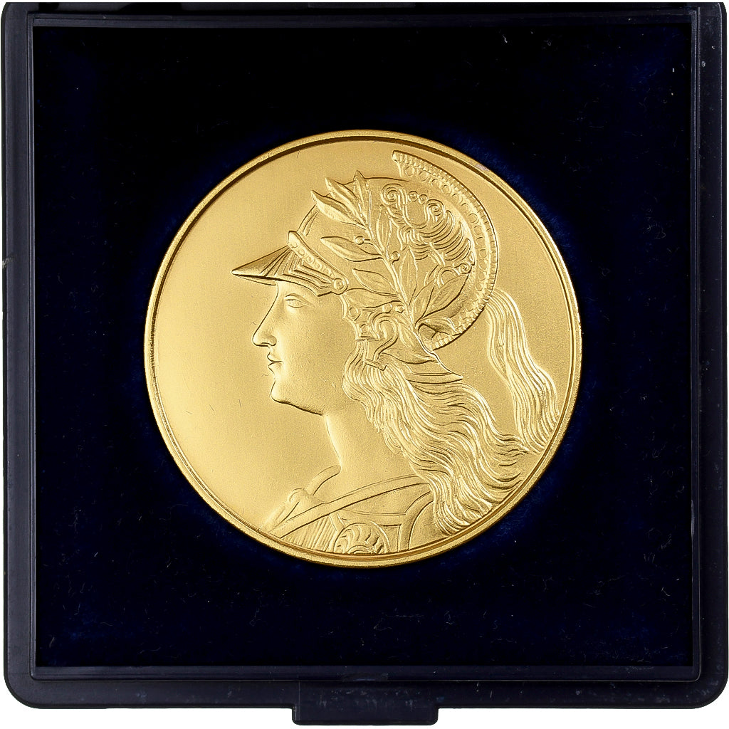 France, Médaille, Société Ferrero France, Marianne Casquée, 1998, Or, SPL+