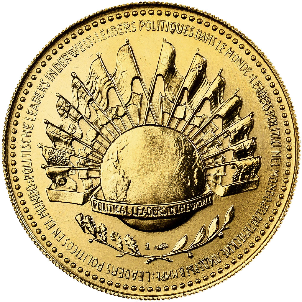 France, Médaille, Charles De Gaulle, 1981, MDP, Or, SPL