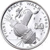 Îles Marschall, 50 Dollars, First Space Walk, 1989, Sunshine Mint, BE, Argent