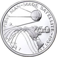 Marshall Islands, 50 Dollars, First Man-made Satellite, 1989, Sunshine Mint