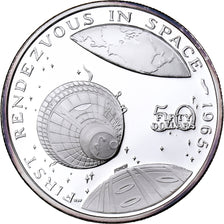 Isole Marshall, 50 Dollars, First Rendezvous in Space, 1989, Sunshine Mint, FS