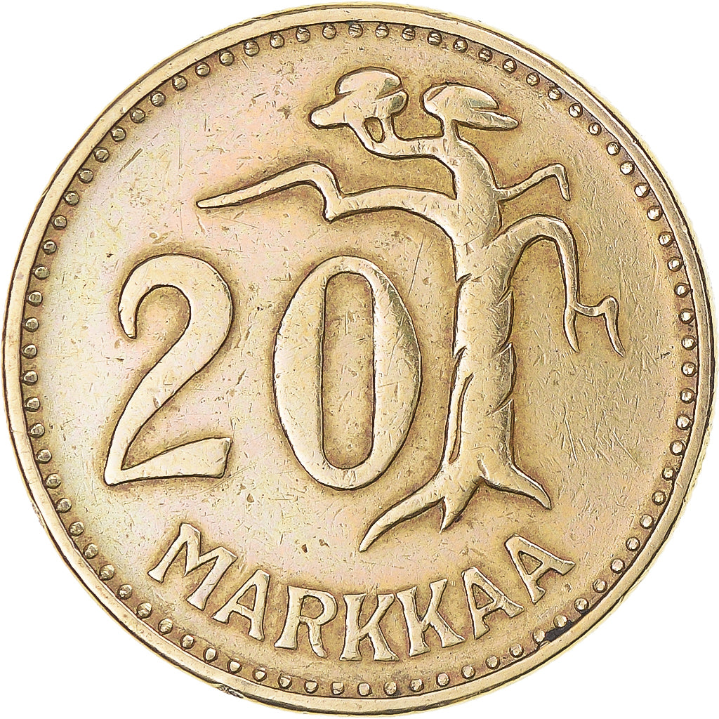 Munten, Finland, 20 Markkaa, 1954