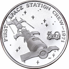 Marshall Islands, 50 Dollars, First Space Station Crew, 1989, Sunshine Mint