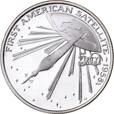 Marshall Islands, 50 Dollars, First American Satellite, 1989, Sunshine Mint