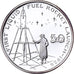 Marshall Islands, 50 Dollars, First Liquid Fuel Rocket Launch, 1989, Sunshine