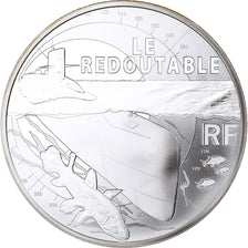 Francja, 10 Euro, Grands Navires Français - Le Redoutable, Proof, 2014, MDP