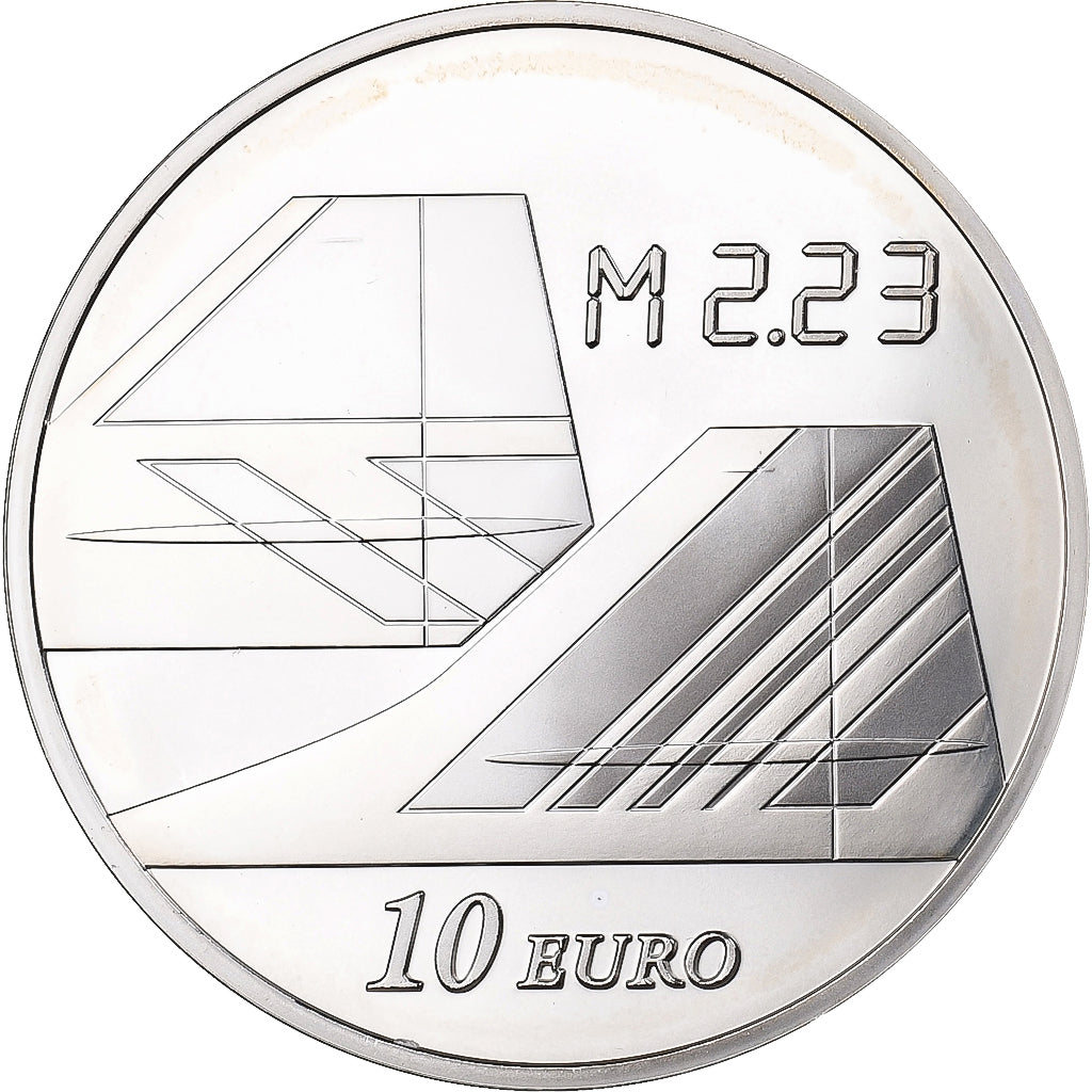 Frankrijk, 10 Euro, Concorde, Proof, 2009, MDP, Zilver, FDC