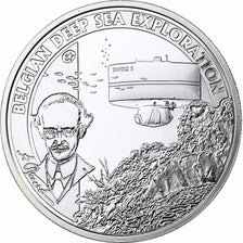 Belgium, Albert II, 10 Euro, Auguste Picard, Proof, Colorized, 2011, Brussels