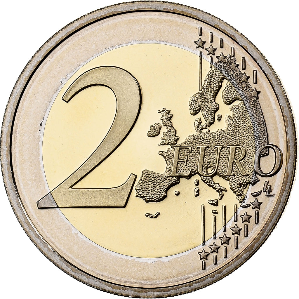 França, 2 Euro, Appel du 18 juin 1940, Proof, 2010, MDP, Bimetálico, MS(65-70)