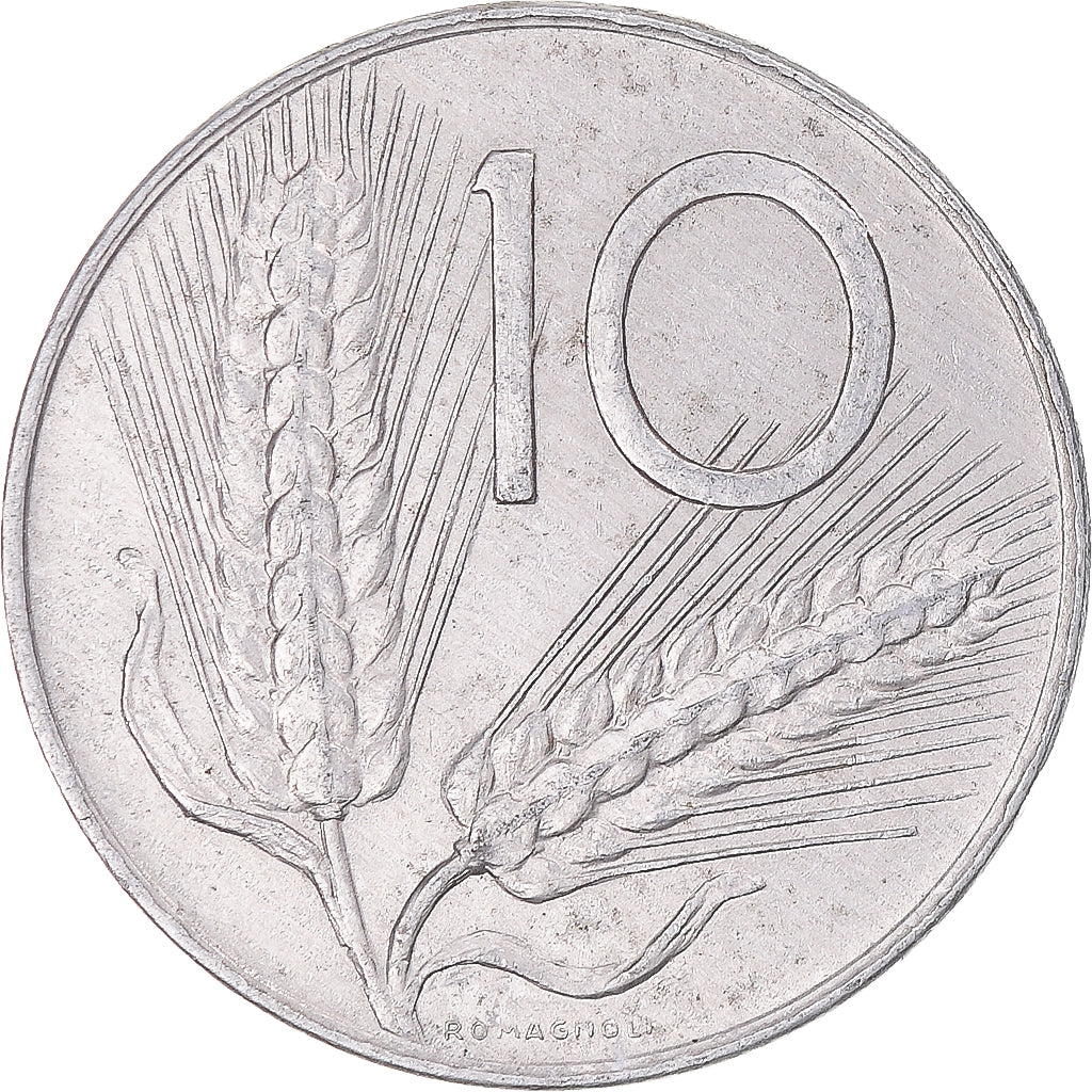 Munten, Italië, 10 Lire, 1977