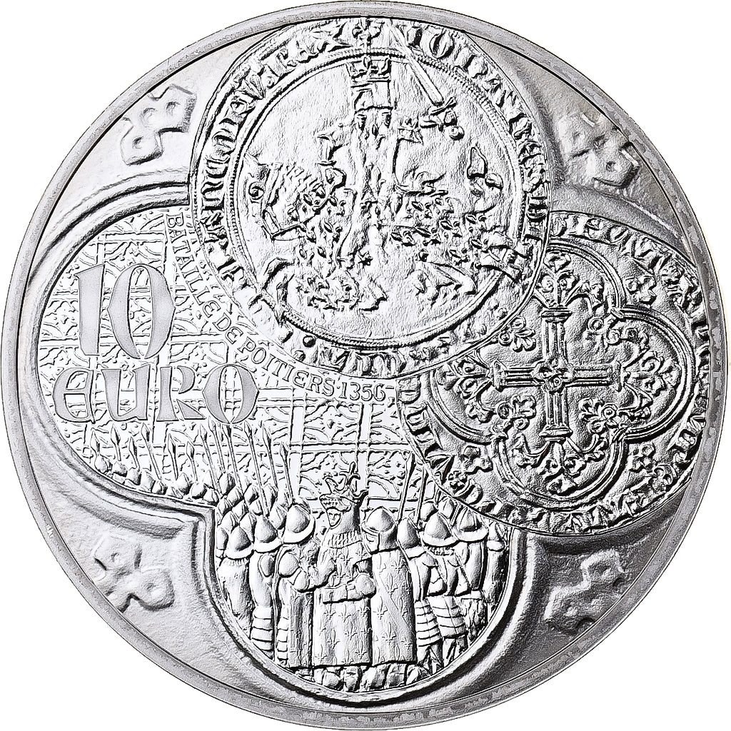 Francia, 10 Euro, Le Franc à cheval, Prueba, 2015, MDP, Plata, FDC