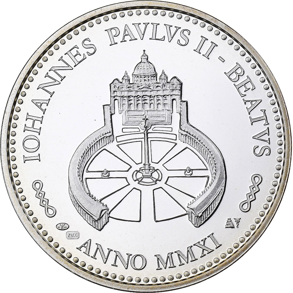 Vaticano, medaglia, Jean-Paul II, Béatification du Pape Jean-Paul II, 2011