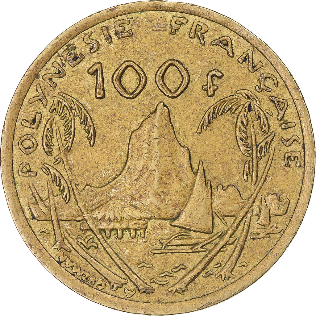 Moneda, Polinesia francesa, 100 Francs, 2009