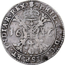 Duchy of Brabant, Philippe IV, Patagon, 1646, Antwerp, Silver, VF(20-25)