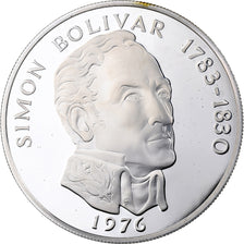 Panama, 20 Balboas, Simon Bolivar, 1976, Franklin Mint, Proof, Silver, MS(65-70)