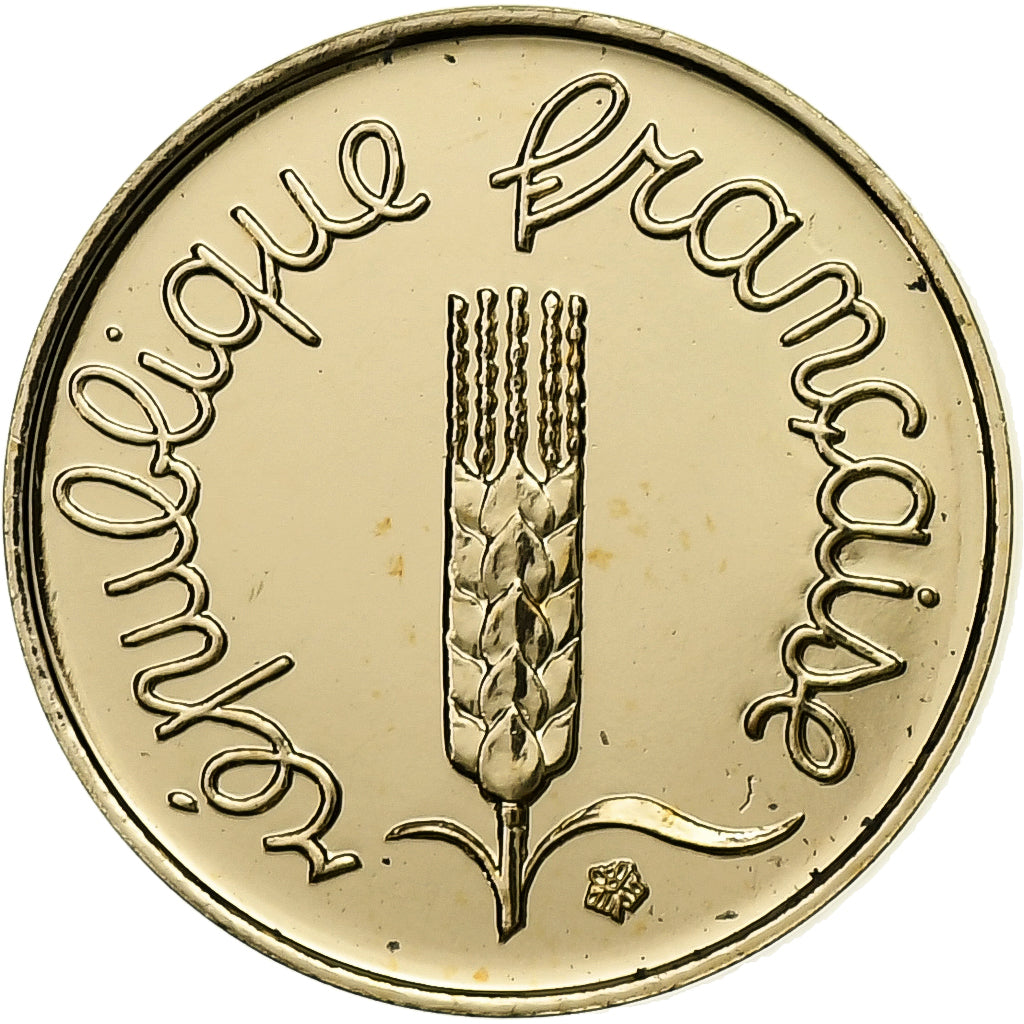 França, 1 Centime, Épi, 2001, MDP, BU, Dourado, MS(65-70), Gadoury:91a