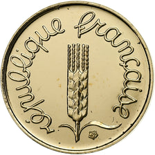 França, 1 Centime, Épi, 2001, MDP, BU, Dourado, MS(65-70), Gadoury:91a
