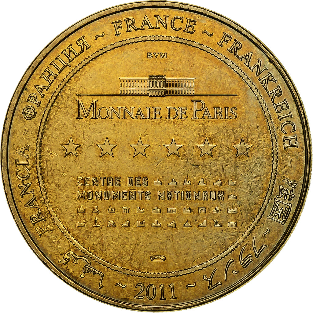 França, Tourist token, 28/ Château de Châteaudun, 2011, MDP, Cuproníquel