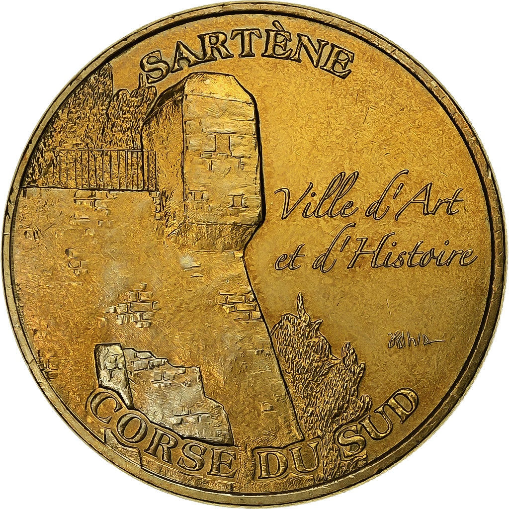 Francia, Tourist token, 20/ Sartène - Ville d'Art et d'Histoire, 2011, MDP