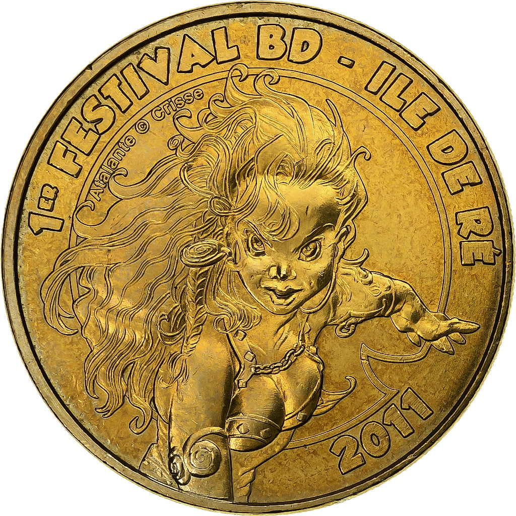 France, Jeton touristique, 1er Festival BD - Île de Ré, 2011, MDP