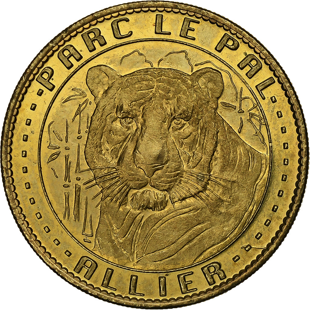 Francia, Tourist token, Parc Le Pal, Allier, 2010, MDP, Rame-nichel-alluminio