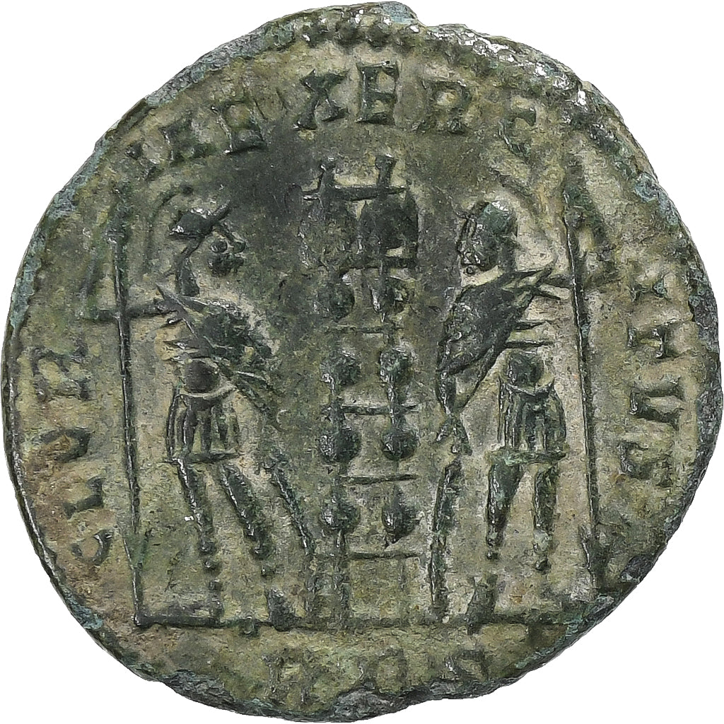 Constantine II, Fraction Æ, 330-331, Trier, Bronze, EF(40-45), RIC:520