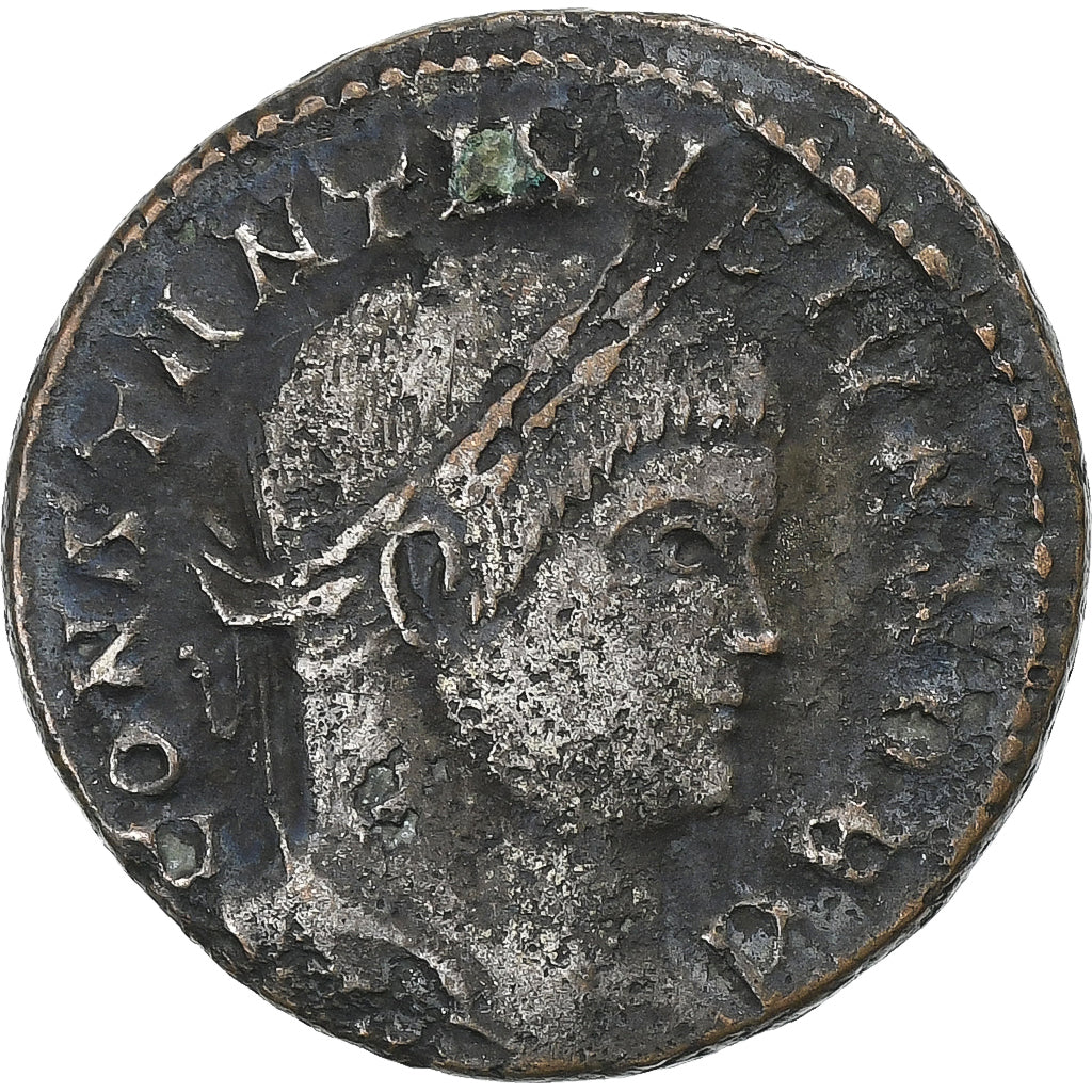 Constantine II, Fraction Æ, 323-324, Trier, Bronzo, MB, RIC:441