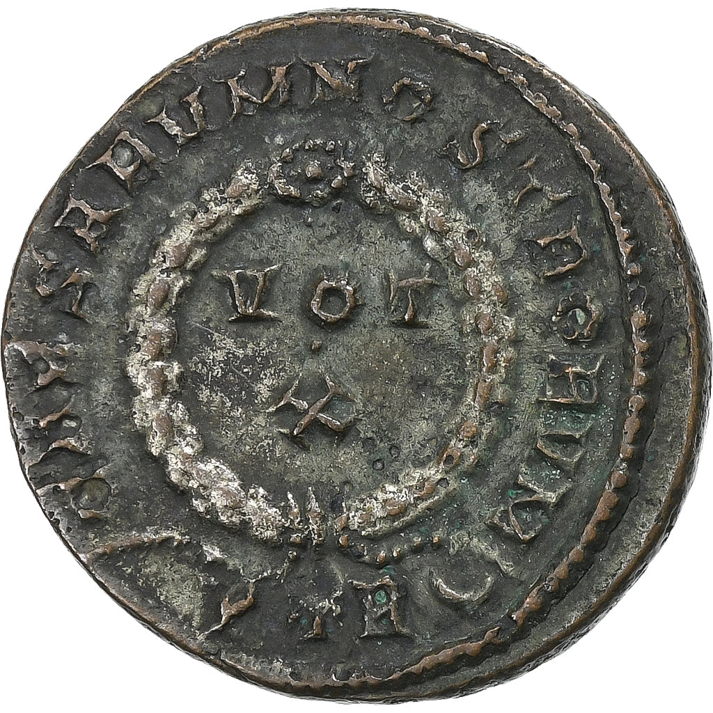 Constantine II, Fraction Æ, 323-324, Trier, Bronzo, MB, RIC:441