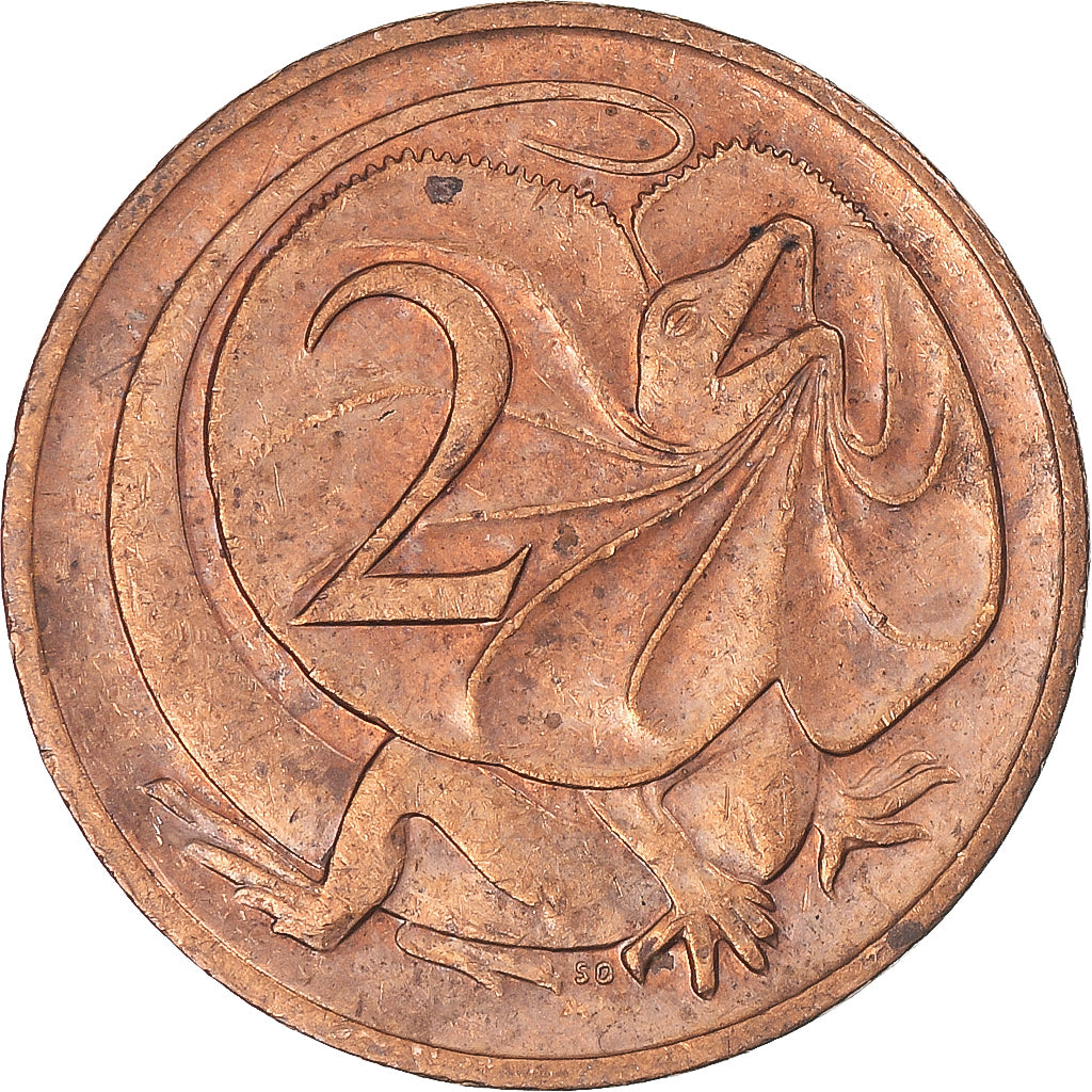 Moneta, Australia, 2 Cents, 1989