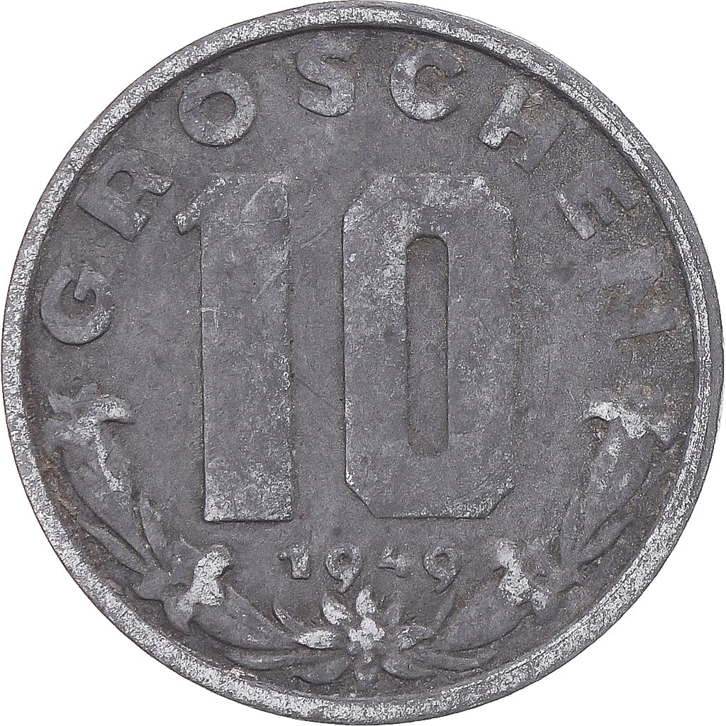 Moneta, Austria, 10 Groschen, 1949