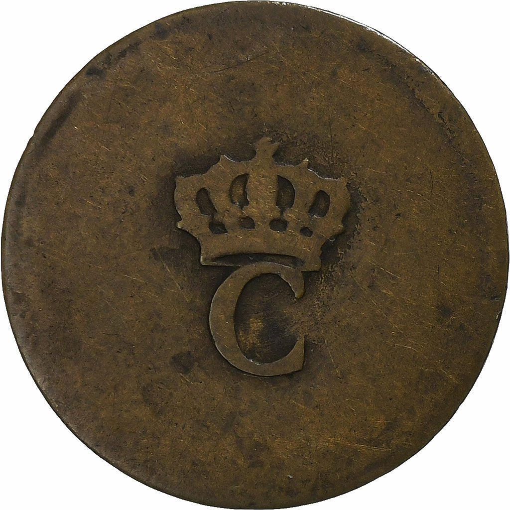 Antyle Francuskie, Louis XVI, Stamped sol, n.d. (1779-1797), Bilon, VF(20-25)