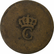 French Antilles, Louis XVI, Stamped sol, n.d. (1779-1797), Billon, S