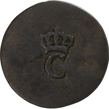 French Antilles, Louis XVI, Stamped sol, n.d. (1779-1797), Restrike of 2 Sols