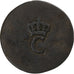 French Antilles, Louis XVI, Stamped sol, n.d. (1779-1797), Restrike of 2 Sols