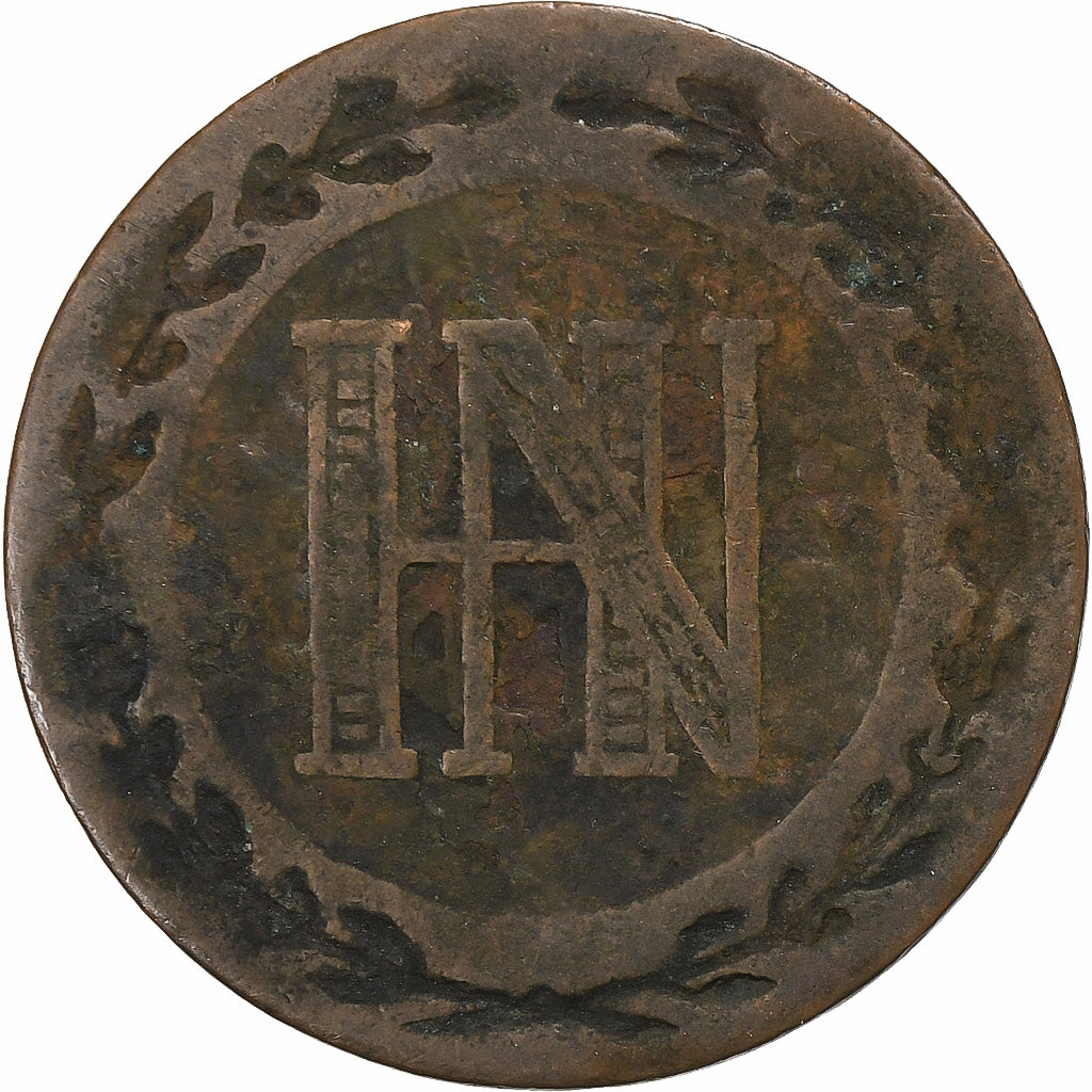 Kingdom of Westphalia, Jérôme Bonaparte, 3 Cents, 1809, Kassel, Rame, MB