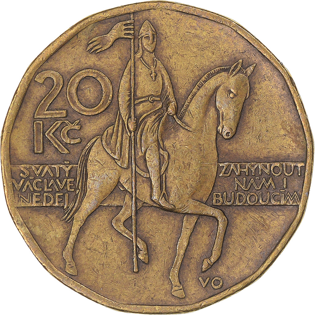Monnaie, République Tchèque, 20 Korun, 1999