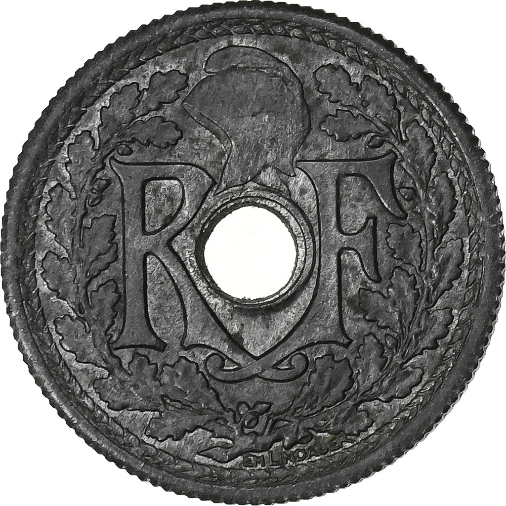 Francia, 10 Centimes, Lindauer, 1944, Paris, Pattern, Zinco, SPL-, Gadoury:292