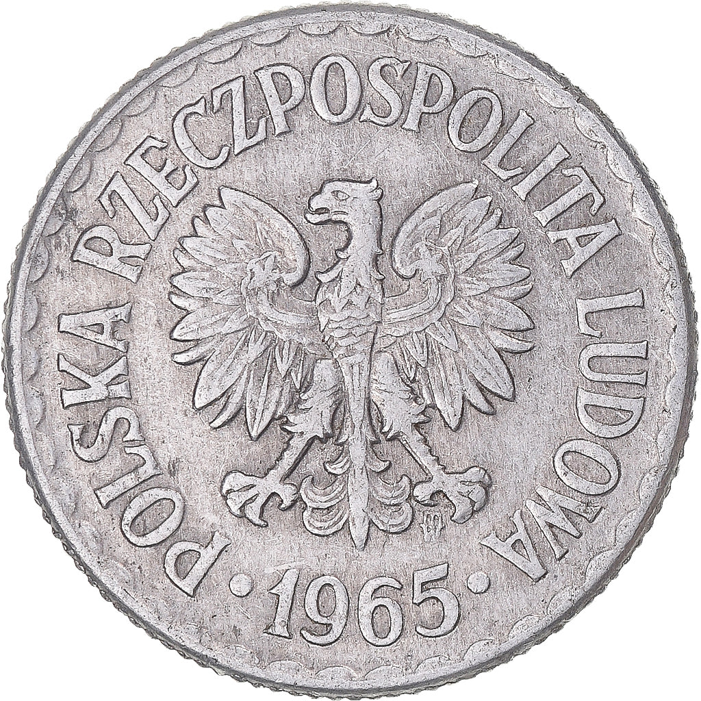 Coin, Poland, Zloty, 1965