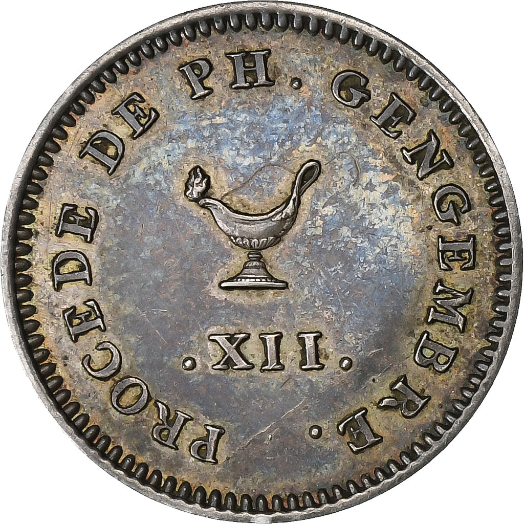 France, Napoleon I, 1/4 Franc, Essai à la Lampe - Gengembre, An XII, Paris