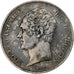 Bélgica, Leopold I, 2-1/2 Francs, 1849, Bruxelles, Plata, BC+, KM:11