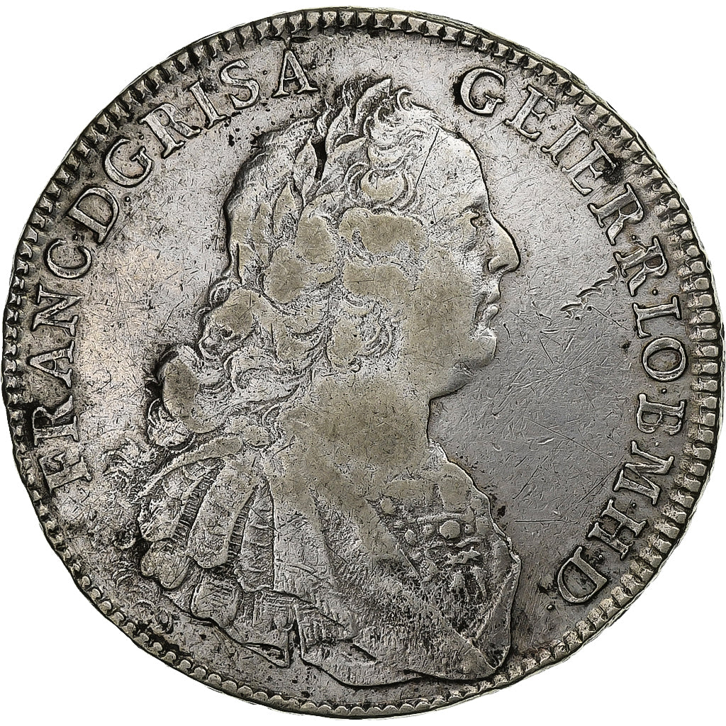 Áustria, François III, Thaler, 1755, Kremnica, Prata, VF(30-35), KM:2038