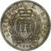 San Marino, 5 Lire, 1898, Rome, Zilver, ZF, KM:6